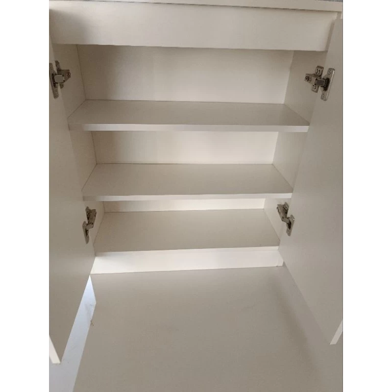 Dispensa Nicho Aparador com 2 Portas e Divisória em MDF – Envio Montado, 100% MDF – Ideal Sala, Quarto ou Escritório